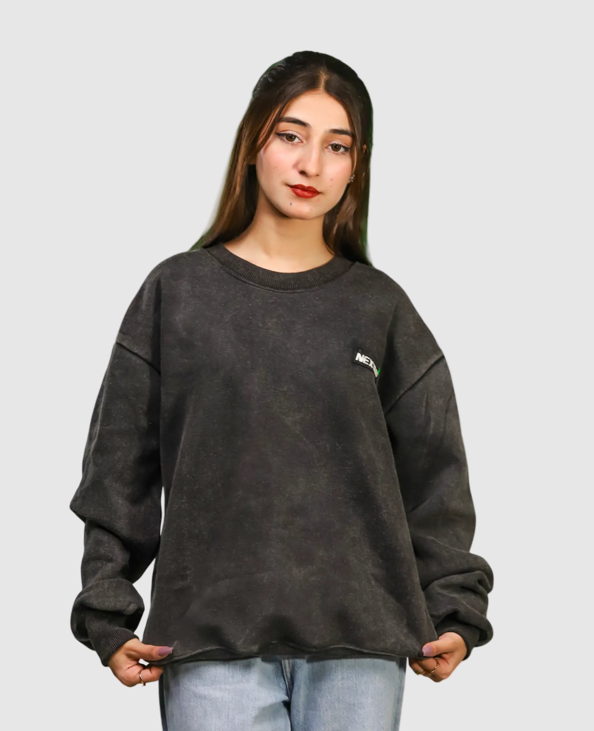 Heavyweight Acid-Wash Sweatshirt