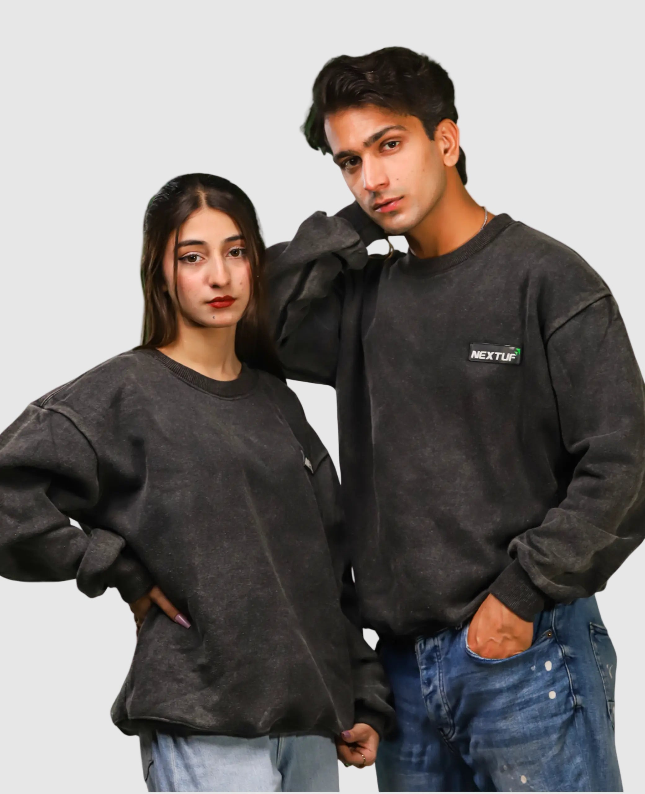 Heavyweight Acid-Wash Sweatshirt