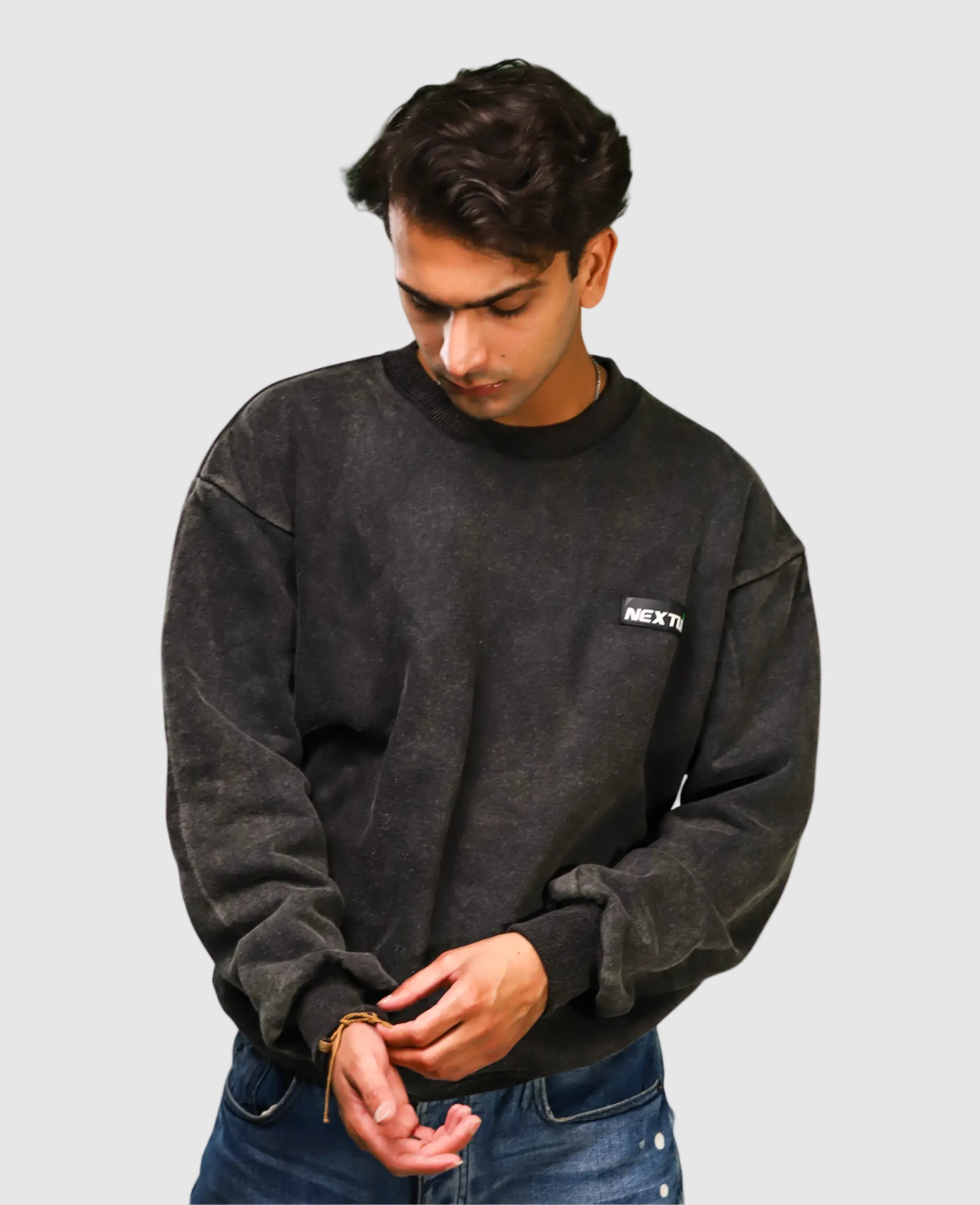 Heavyweight Acid-Wash Sweatshirt