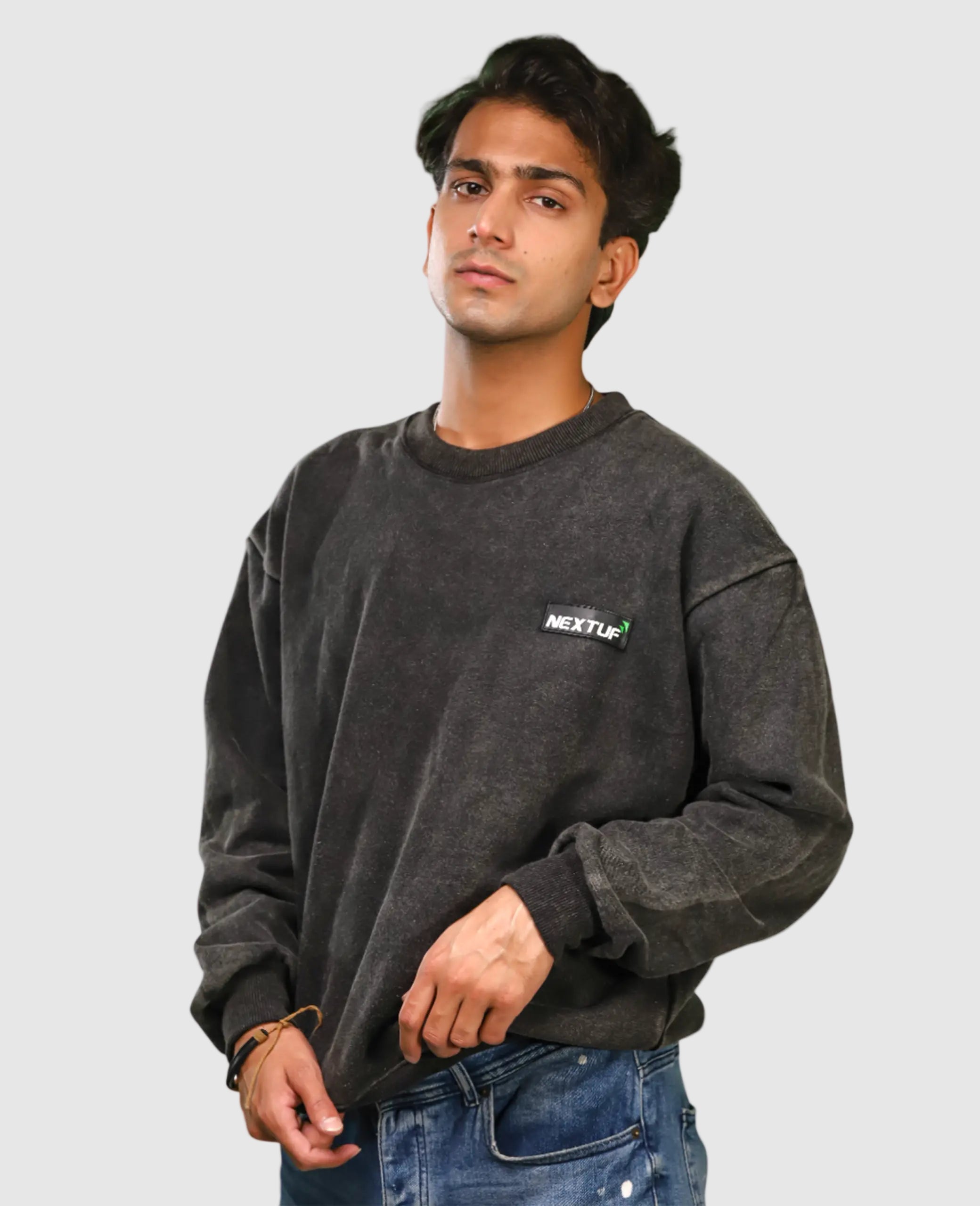 Heavyweight Acid-Wash Sweatshirt
