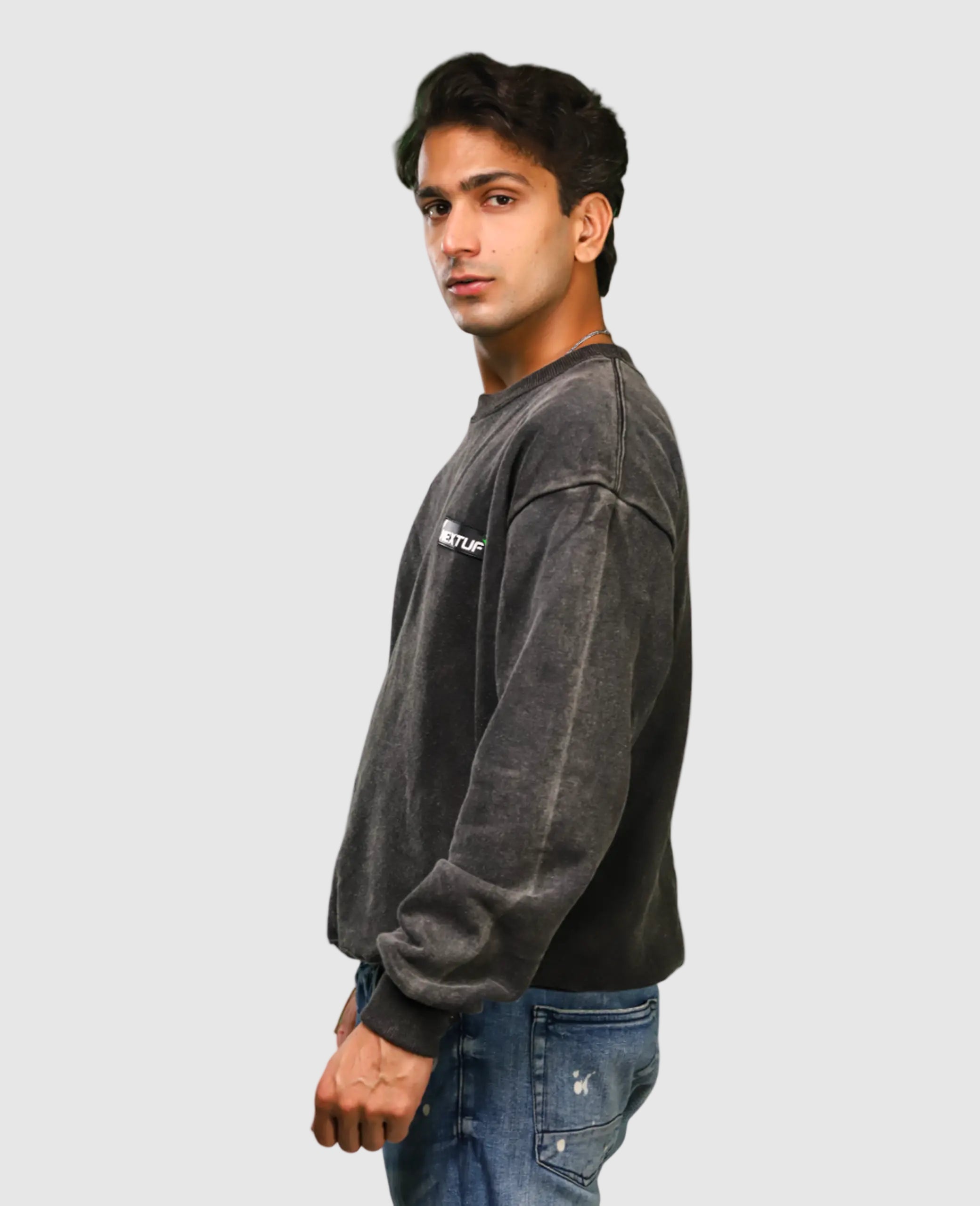 Heavyweight Acid-Wash Sweatshirt
