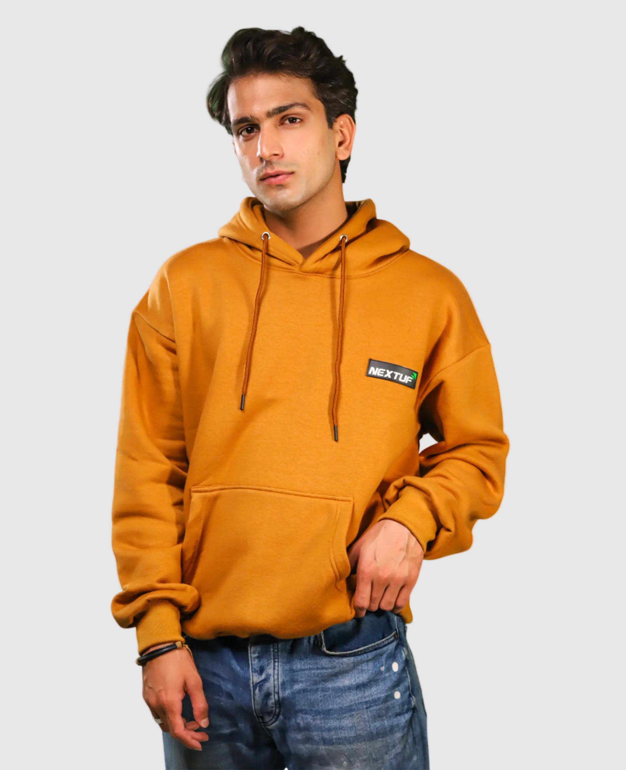 Relaxed Pop-over Hoodie