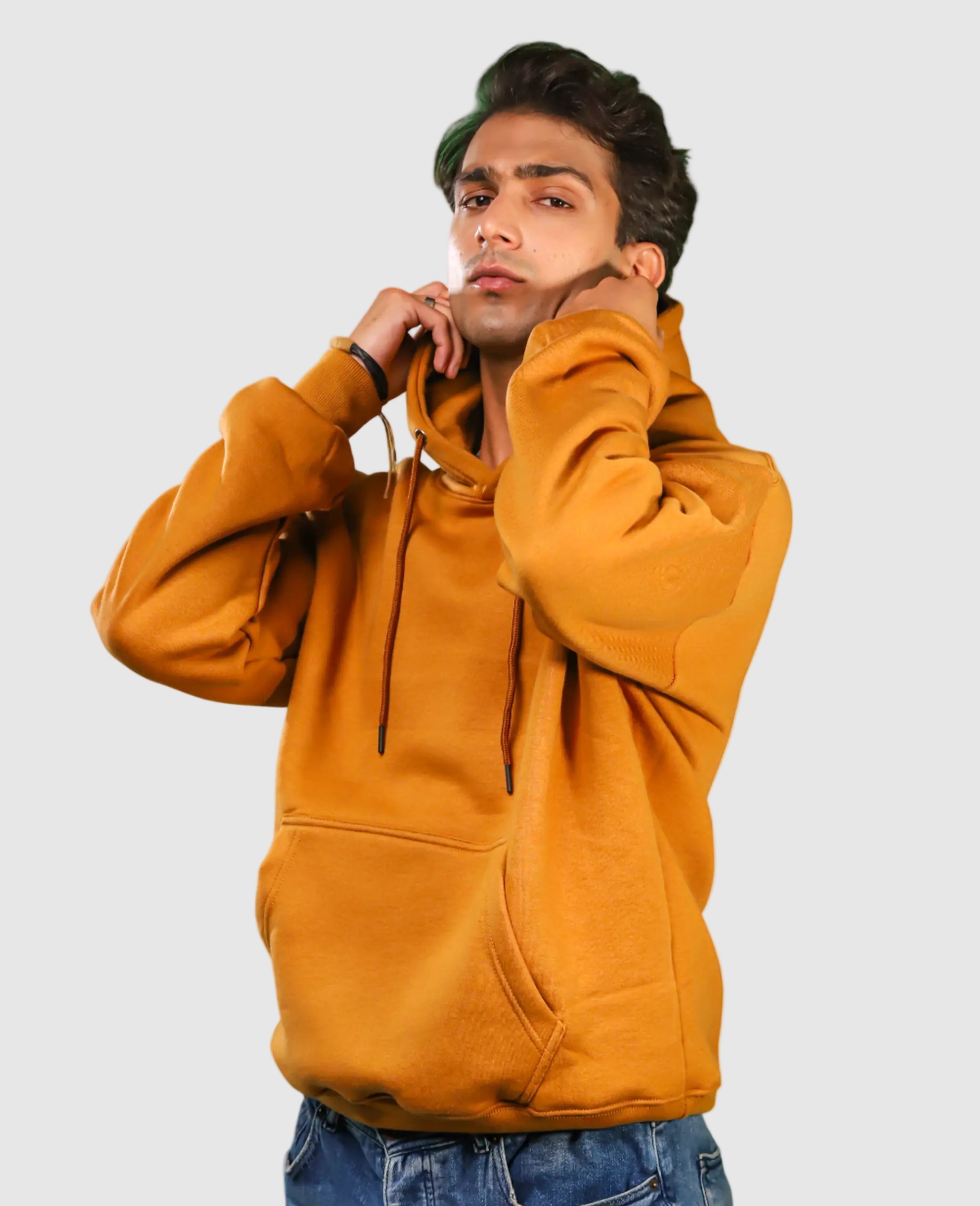 Relaxed Pop-over Hoodie