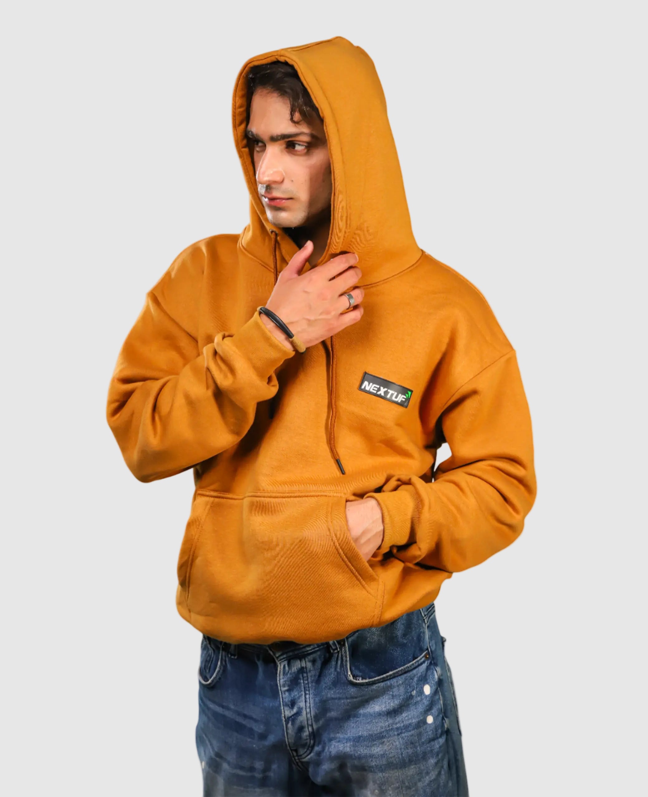 Relaxed Pop-over Hoodie