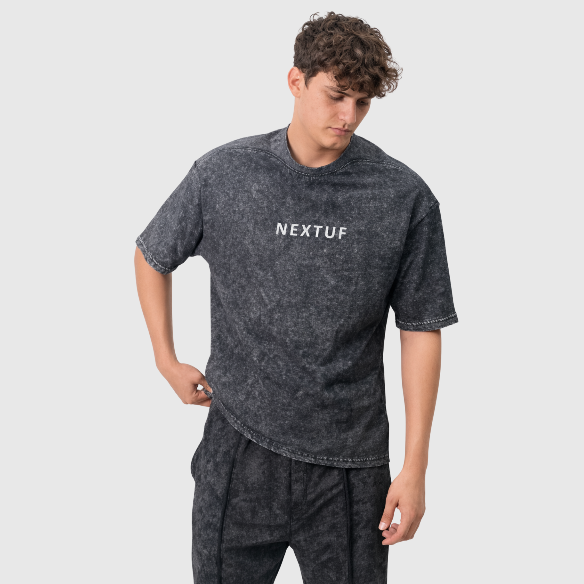 Stone Wash Oversized Tee