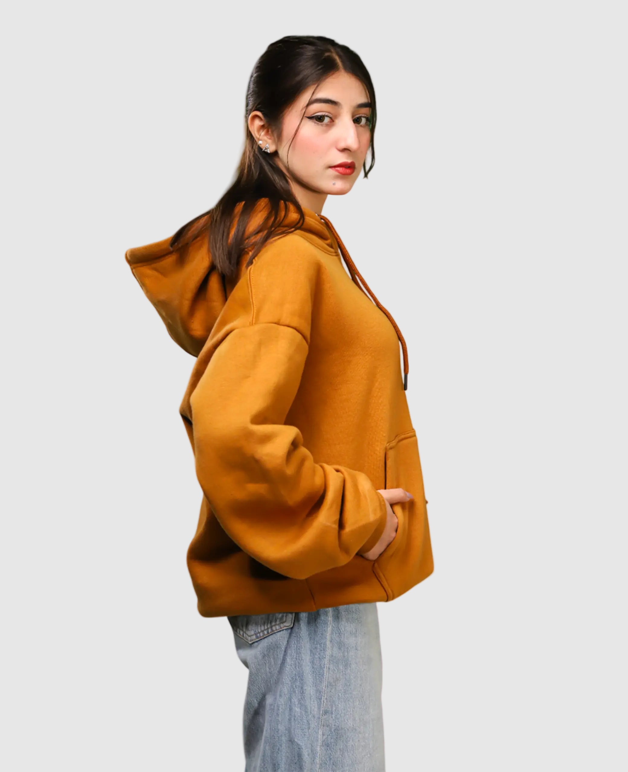 Relaxed Pop-over Hoodie