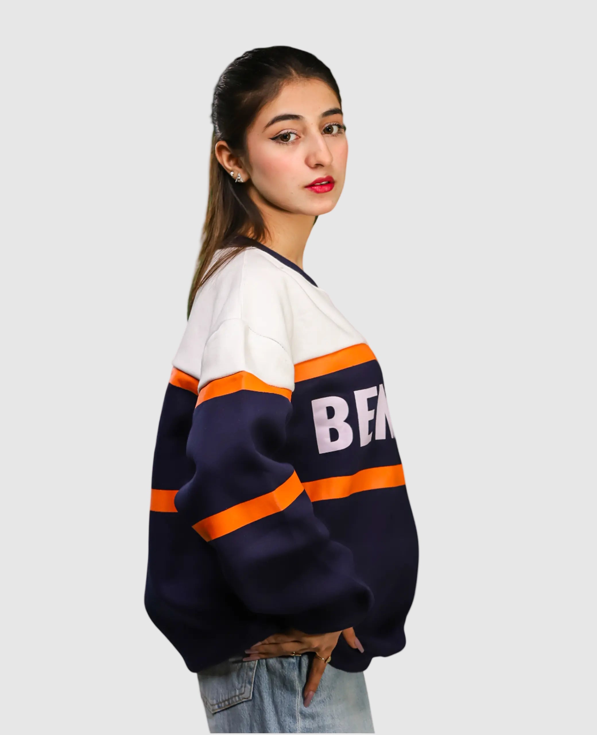 Heavyweight Bengals-Pattern Sweatshirt