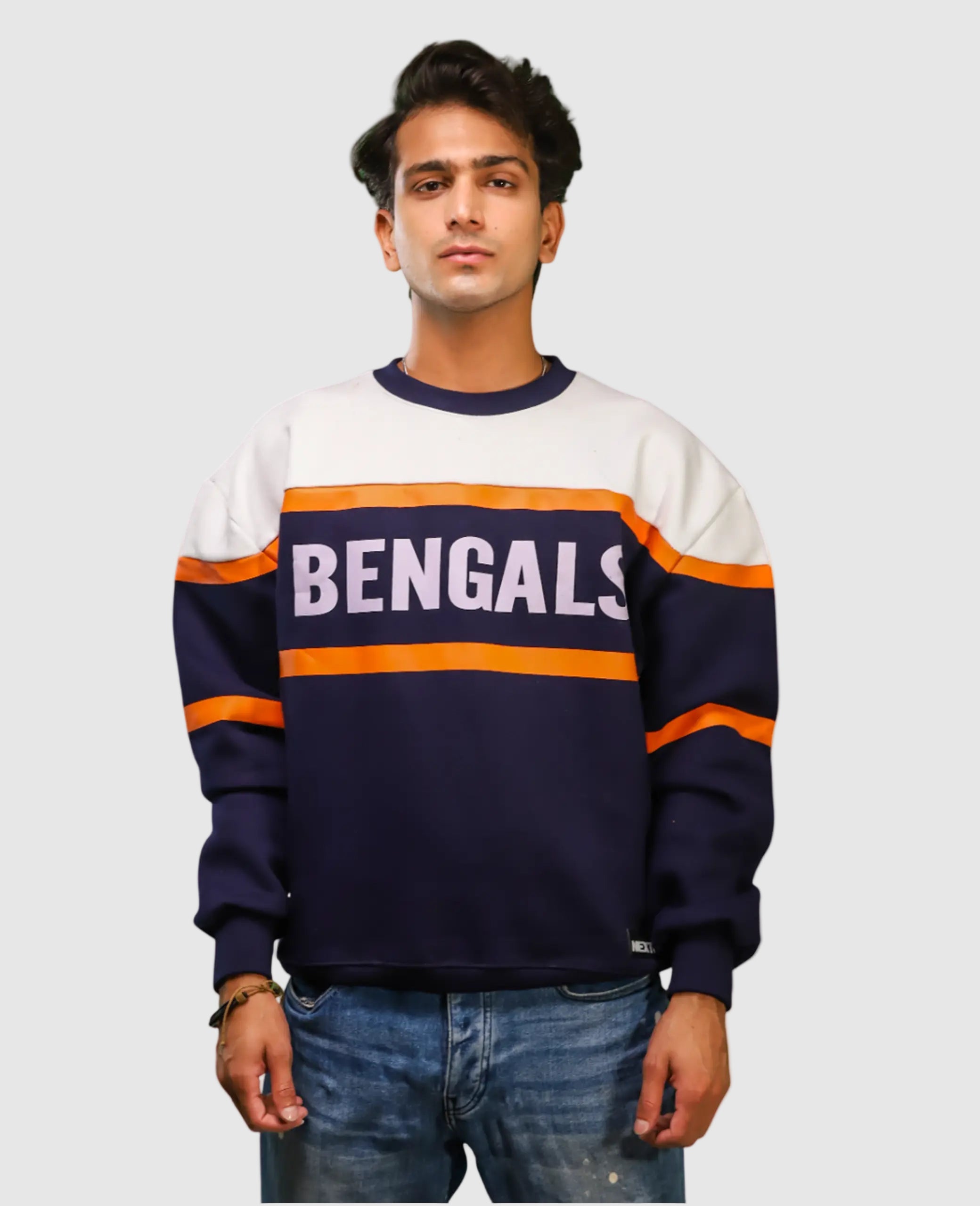 Heavyweight Bengals-Pattern Sweatshirt