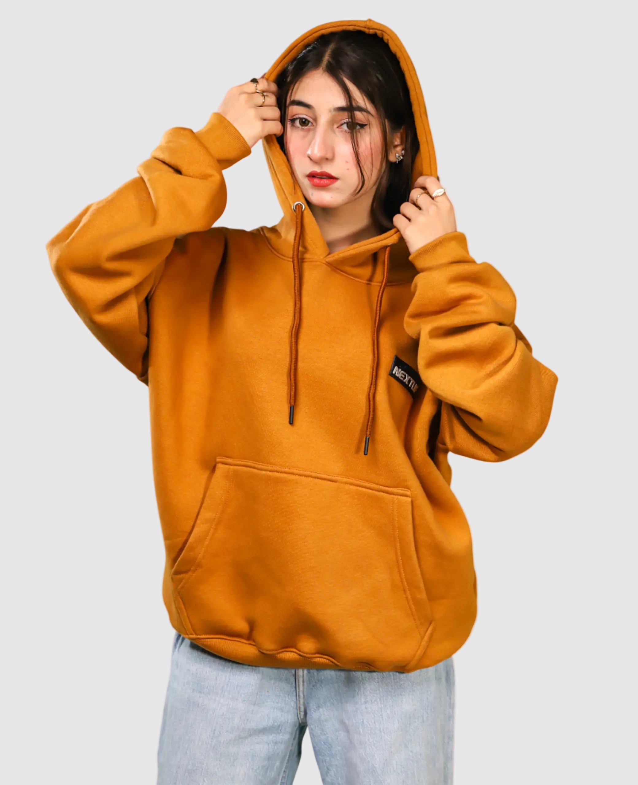 Relaxed Pop-over Hoodie