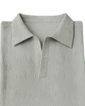 Olive Woven Polo Tee