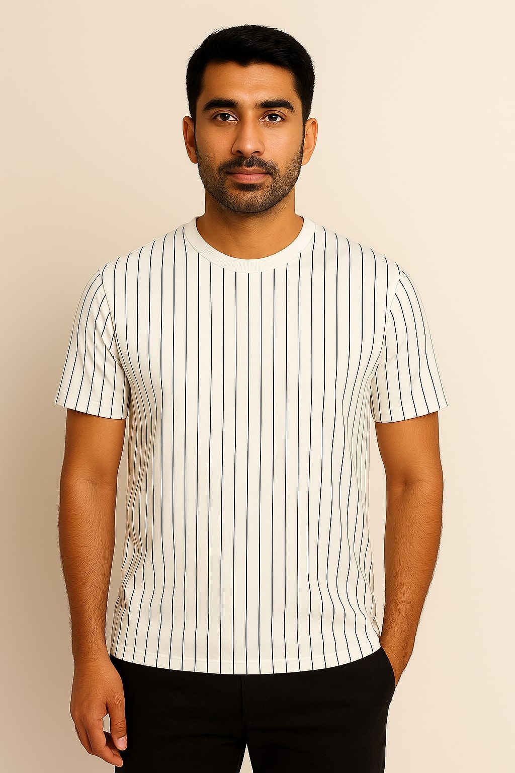 Ivory Edge Slim-Fit Tee