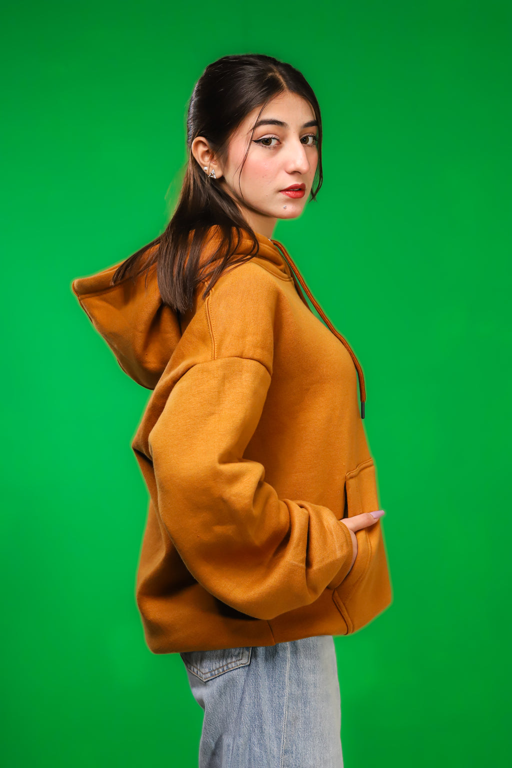 Relaxed Pop-over Hoodie