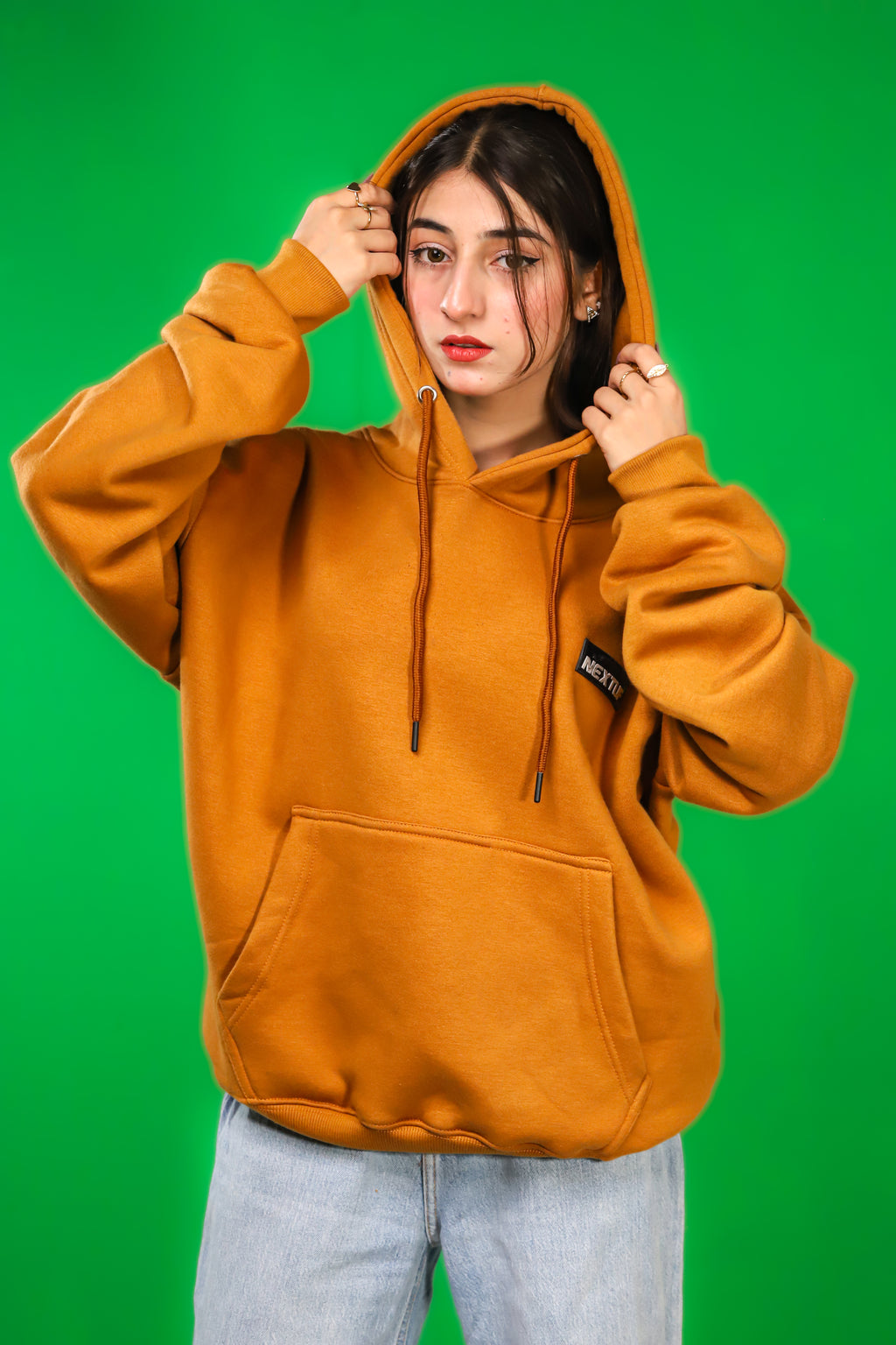 Relaxed Pop-over Hoodie
