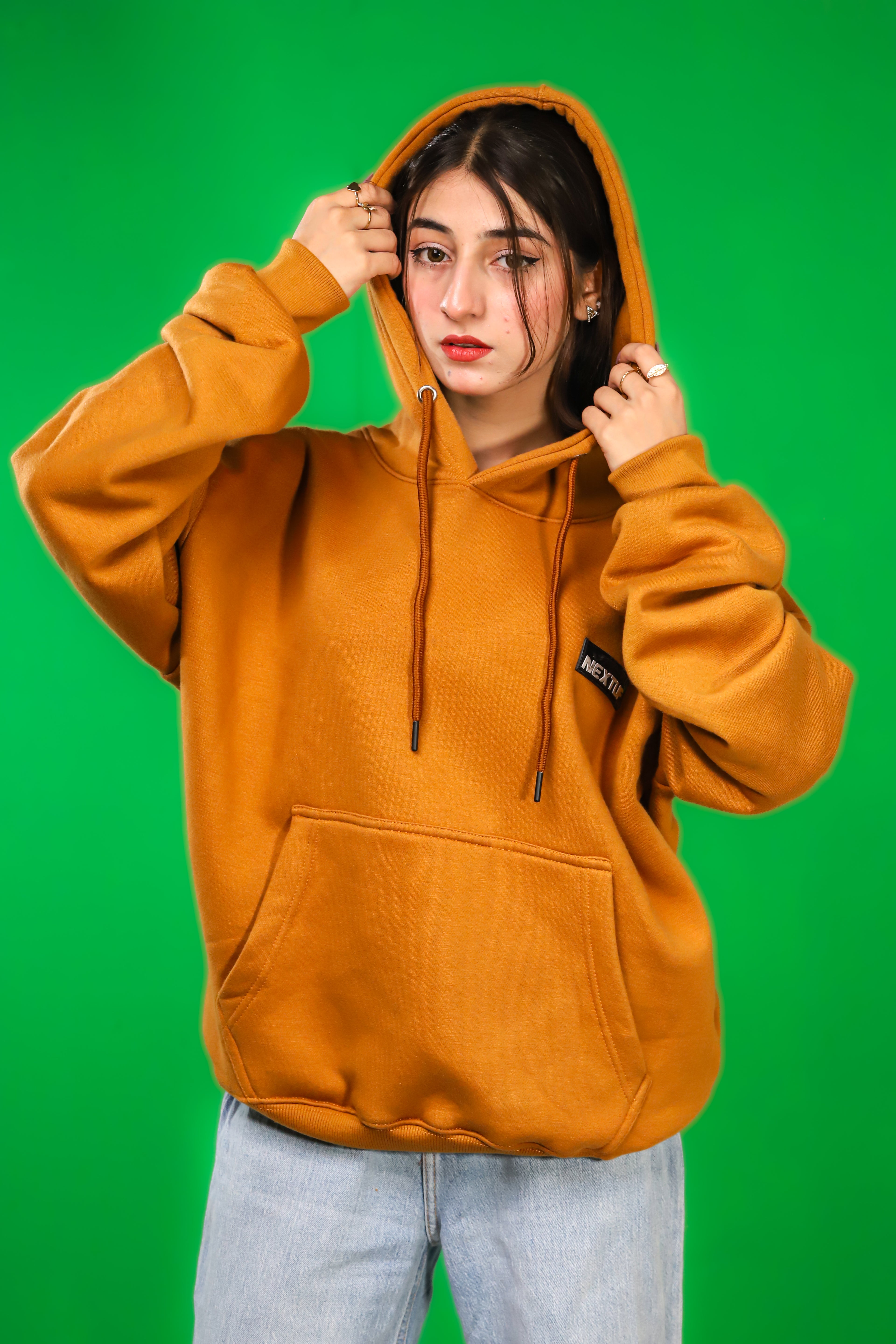 Relaxed Pop-over Hoodie