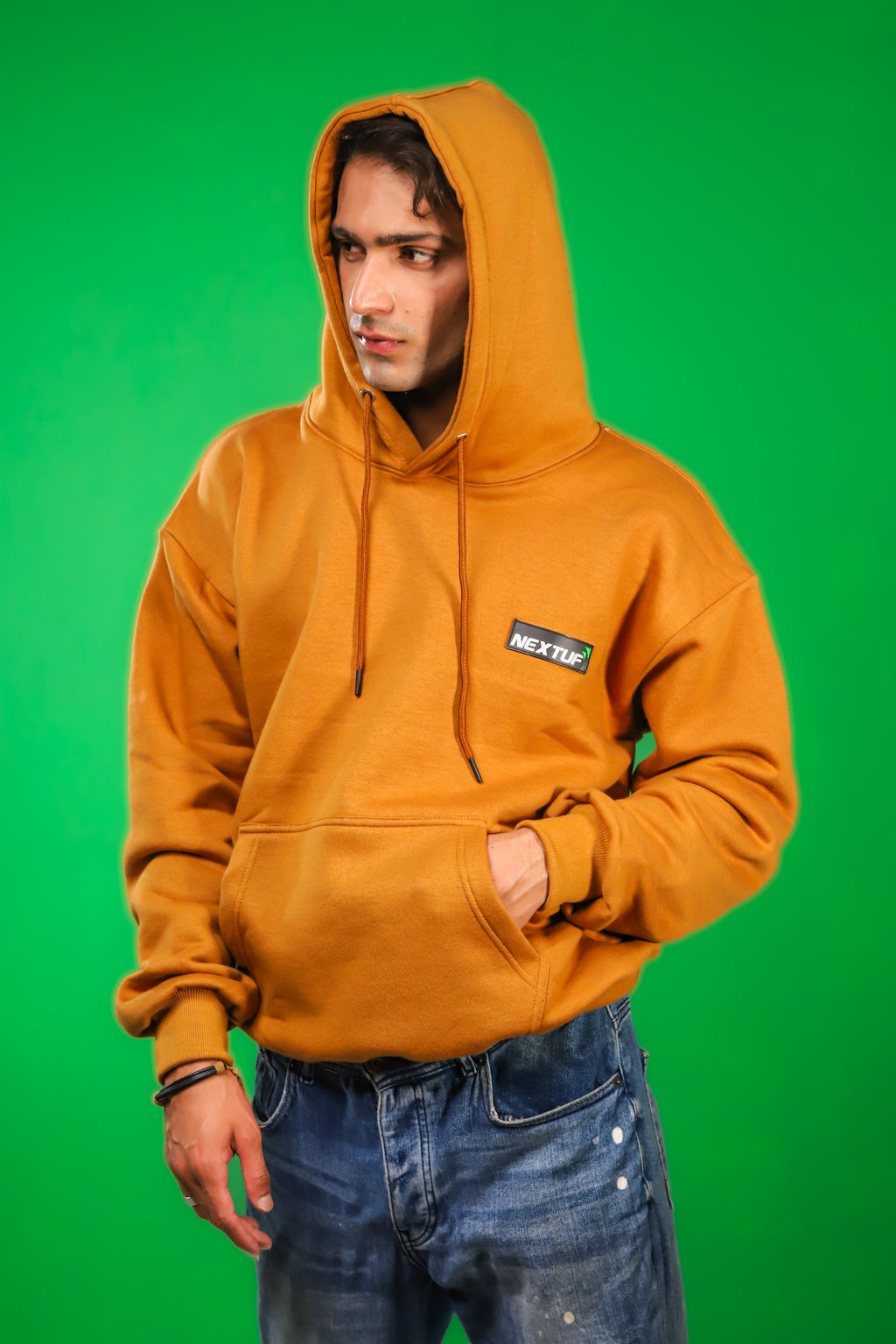 Relaxed Pop-over Hoodie