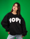 Hope-Black Sweatshirt