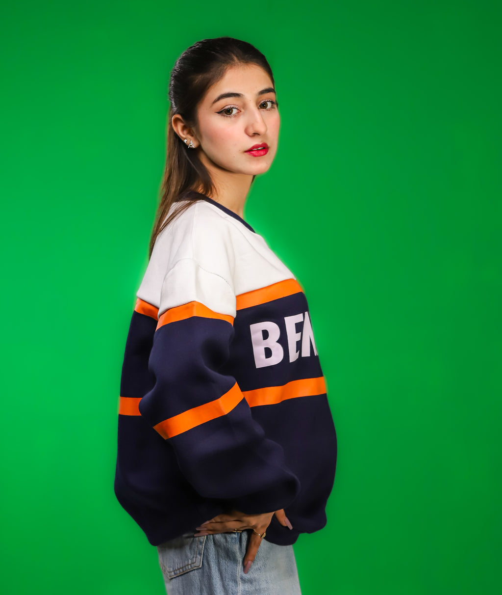 Heavyweight Bengals-Pattern Sweatshirt