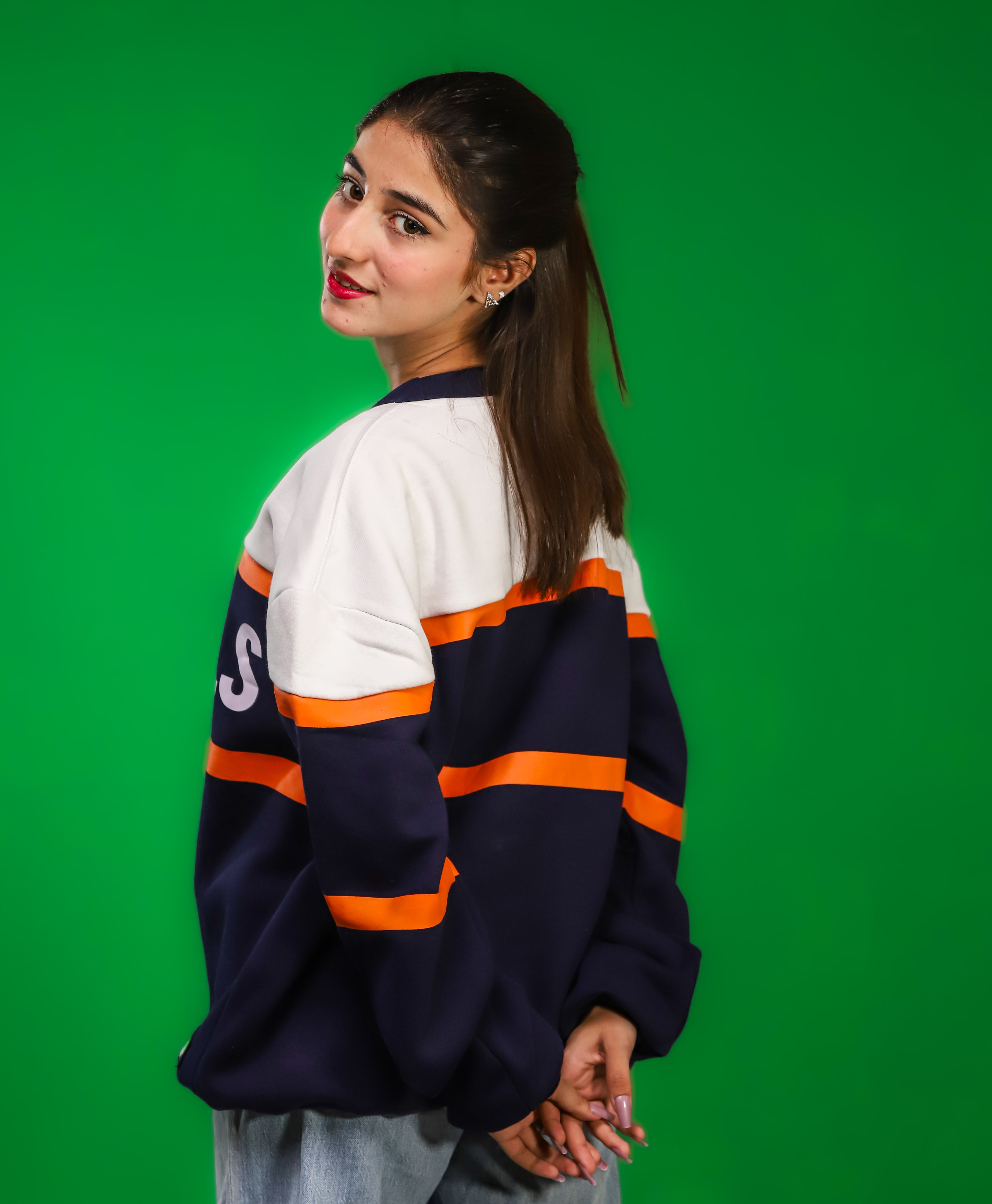 Heavyweight Bengals-Pattern Sweatshirt