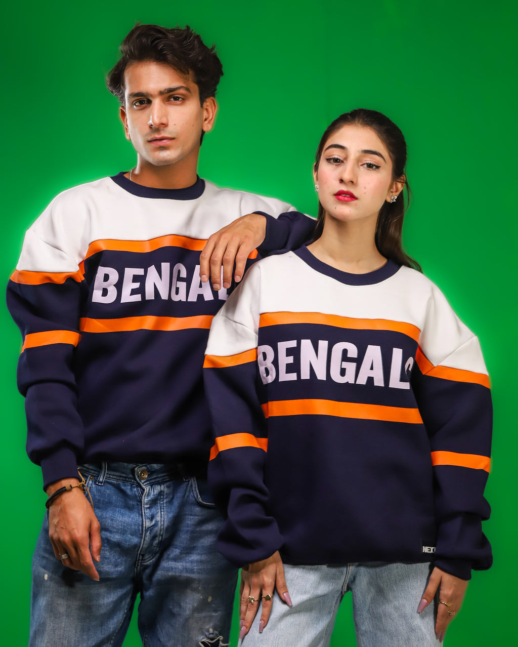 Heavyweight Bengals-Pattern Sweatshirt