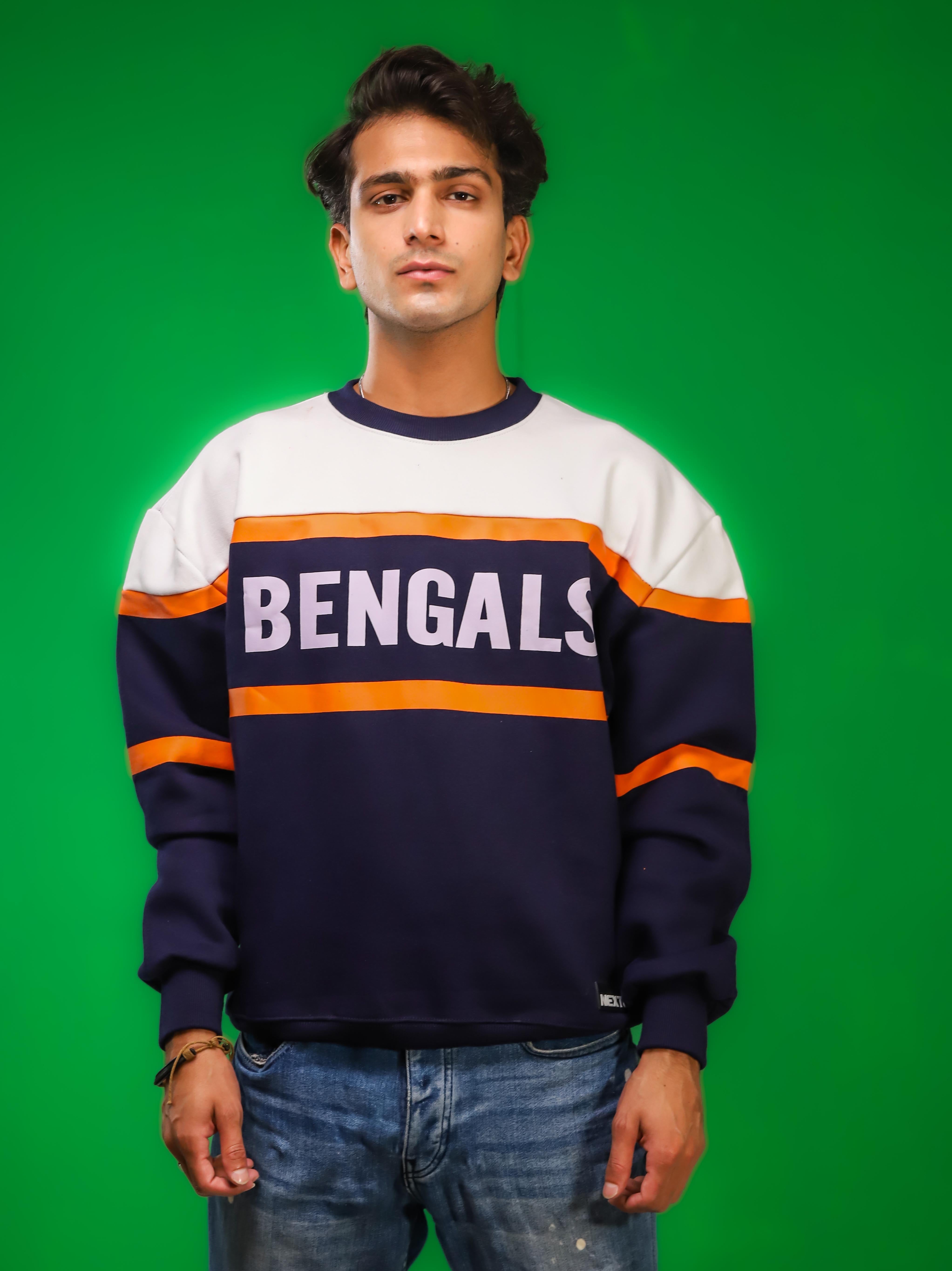 Bengals pattern sweatshirt