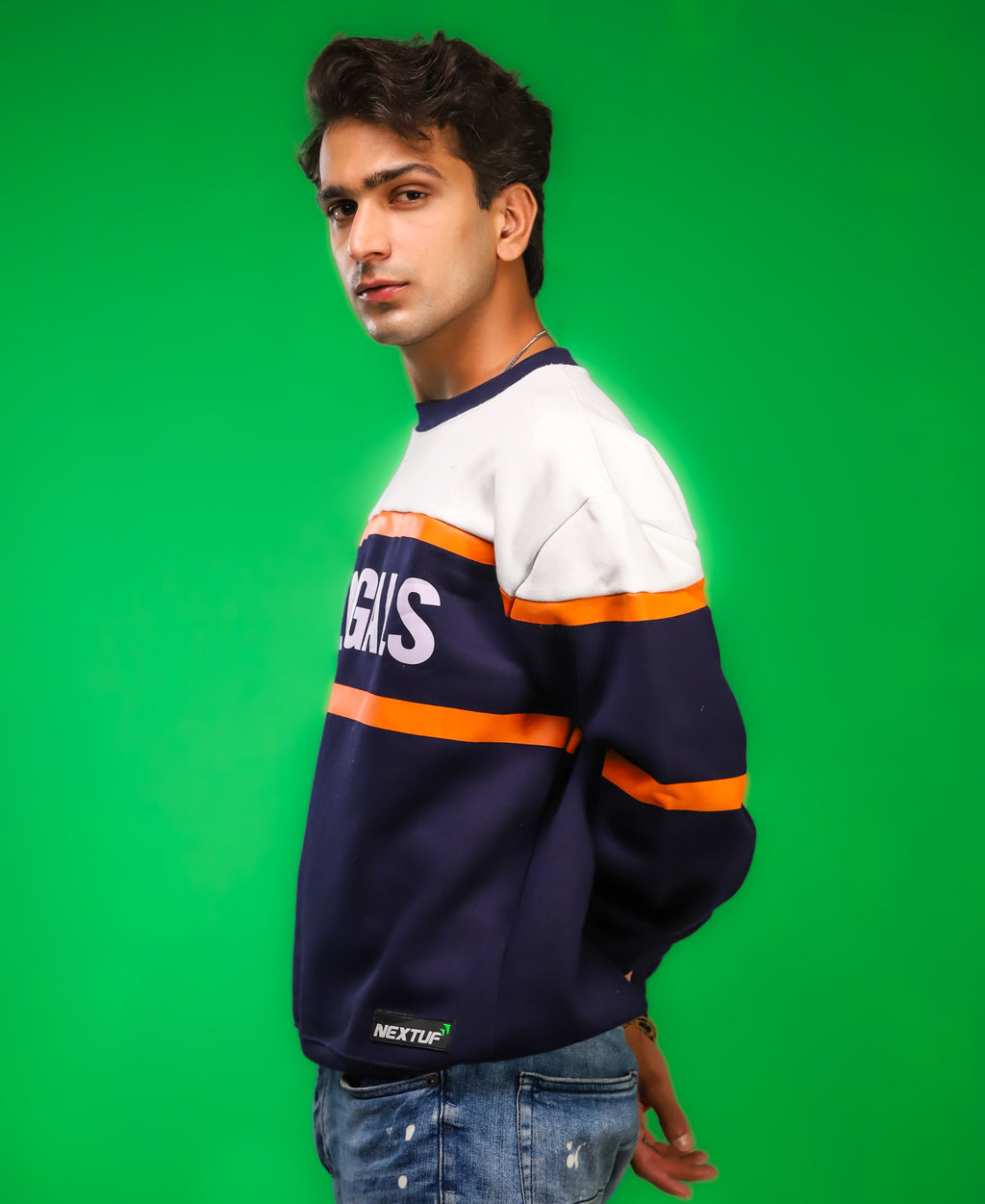 Heavyweight Bengals-Pattern Sweatshirt