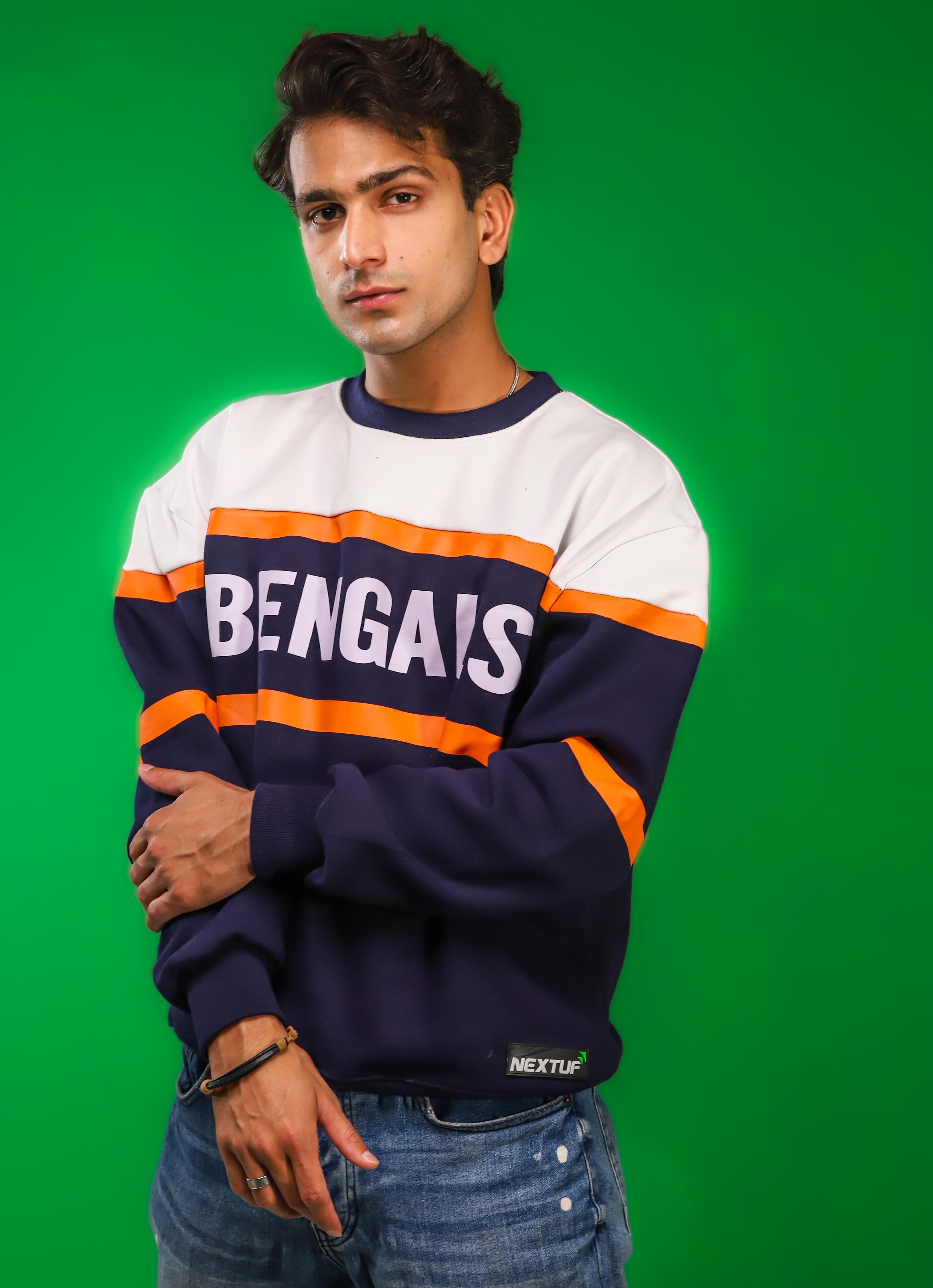 Bengals pattern sweatshirt