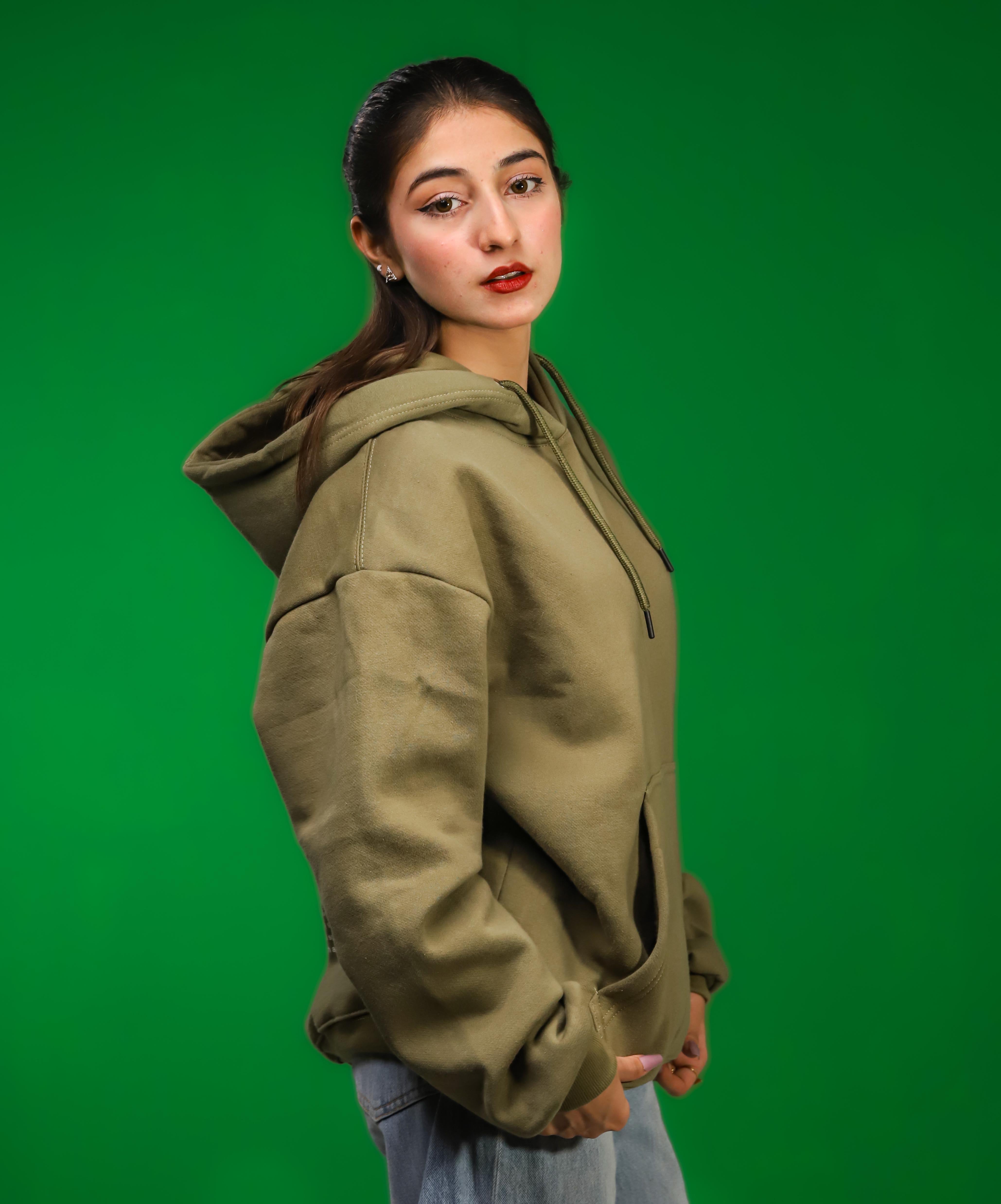 Introverts-Olive Green Sweatshirt