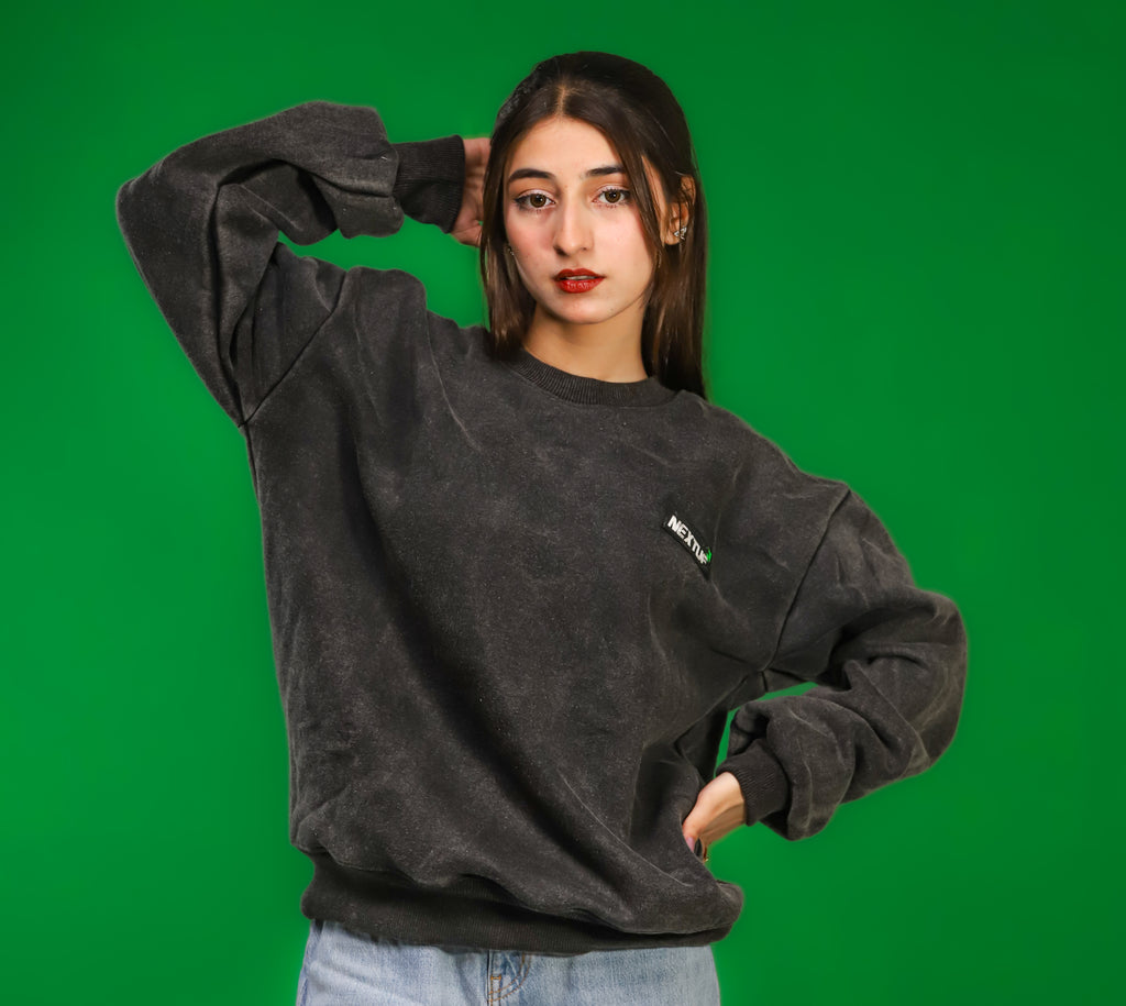 Heavyweight Acid-Wash Sweatshirt