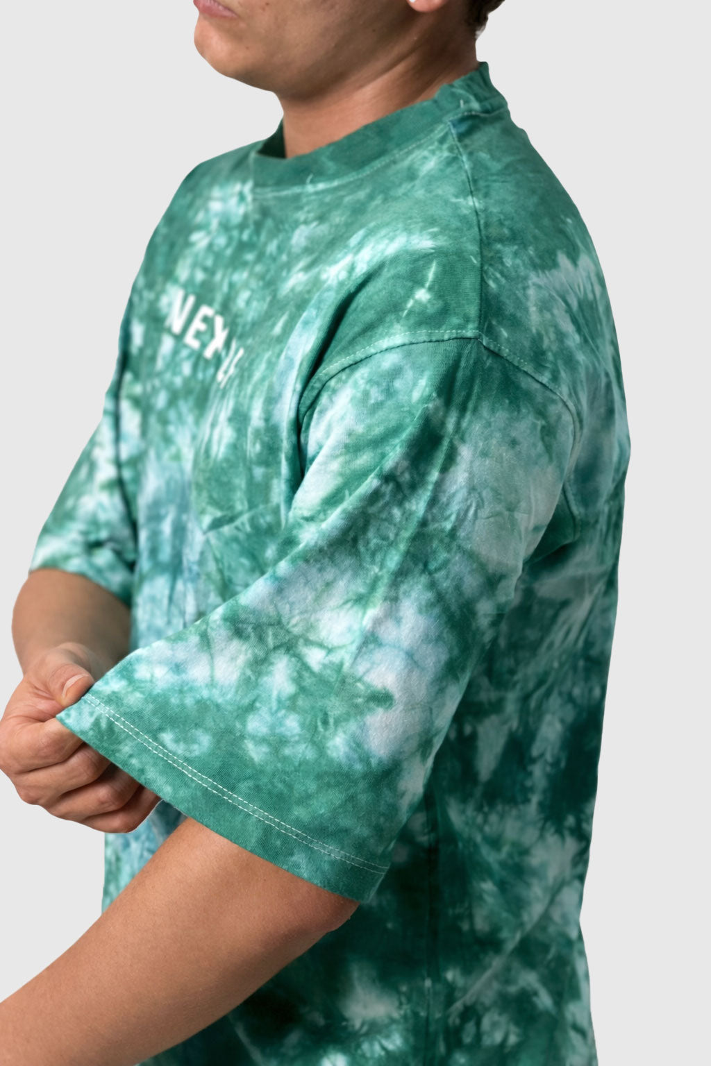 Cloud Fade Tie-Dye Drop Shoulder Tee