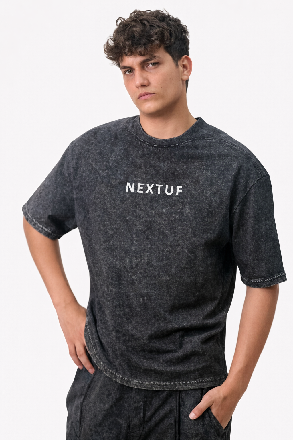 Stone Wash Oversized Tee