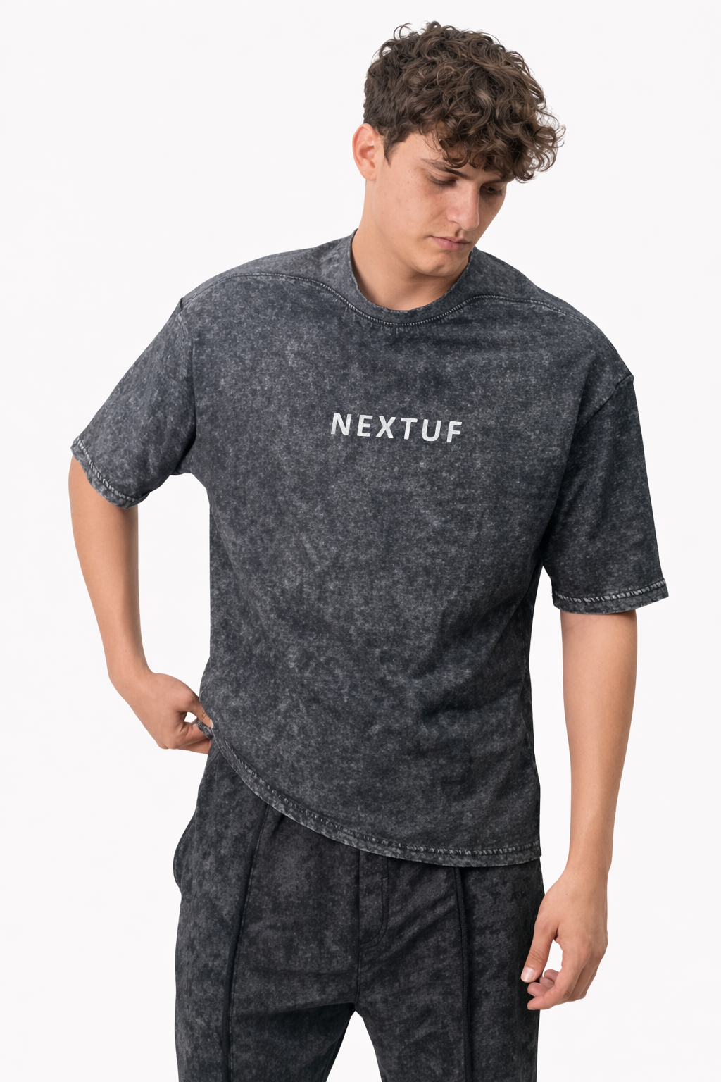 Stone Wash Oversized Tee