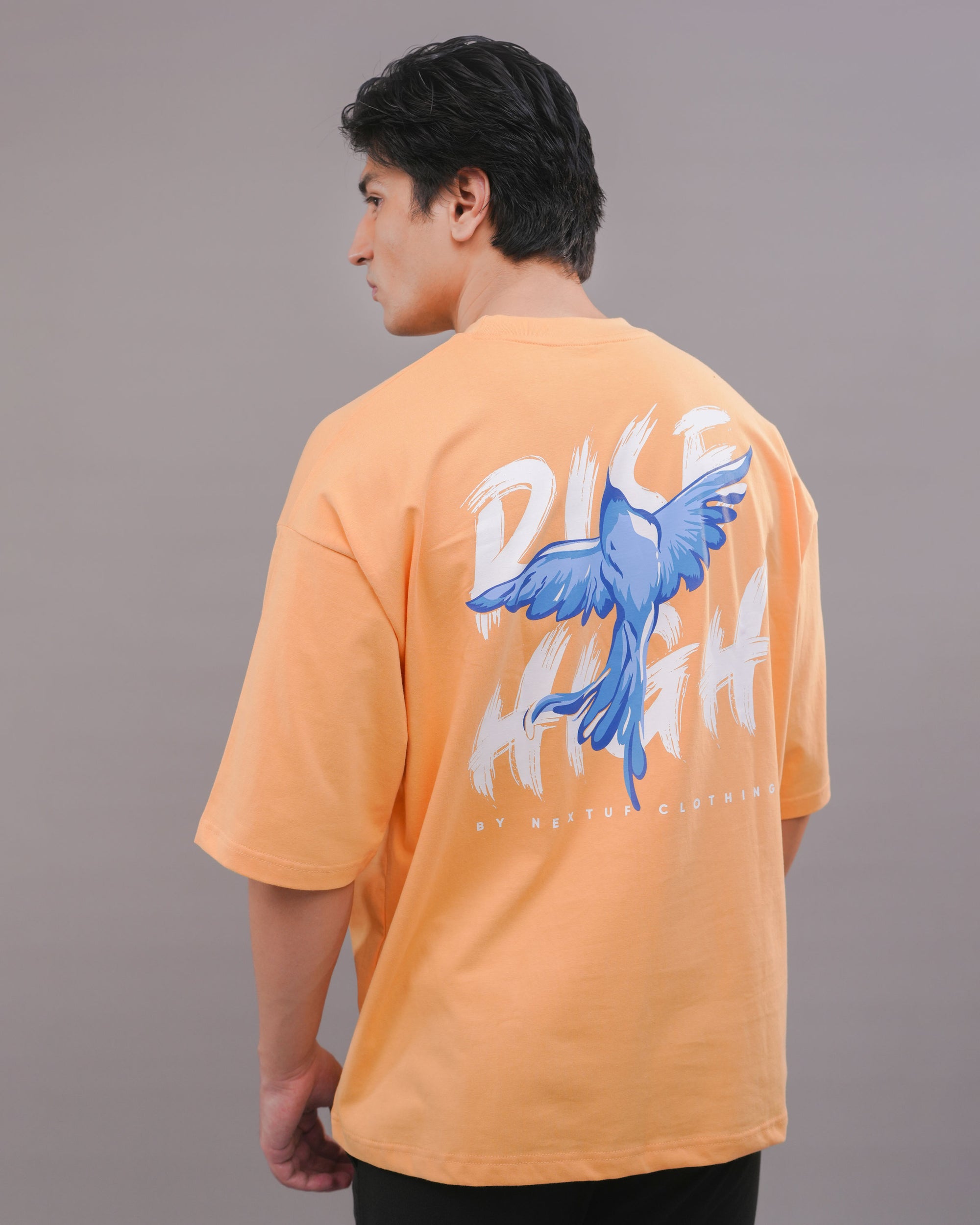 Rise High - Motivational Backprint Tee