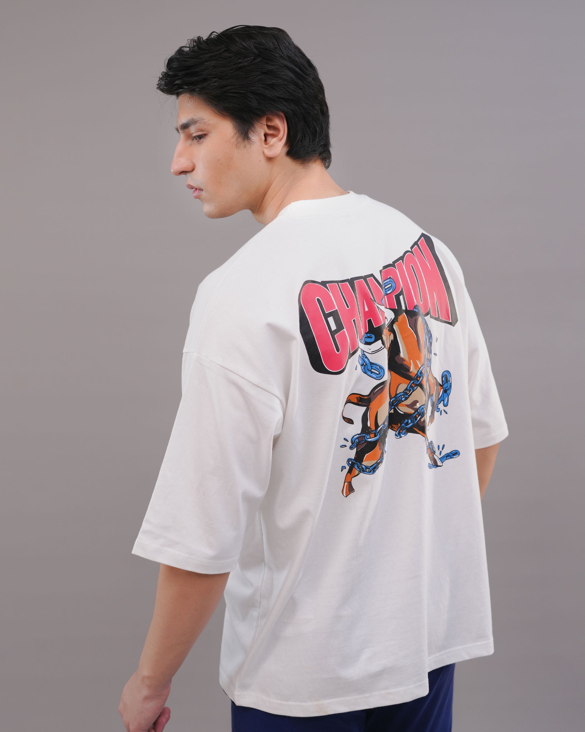 Unchained Champion - Bull Backprint Tee