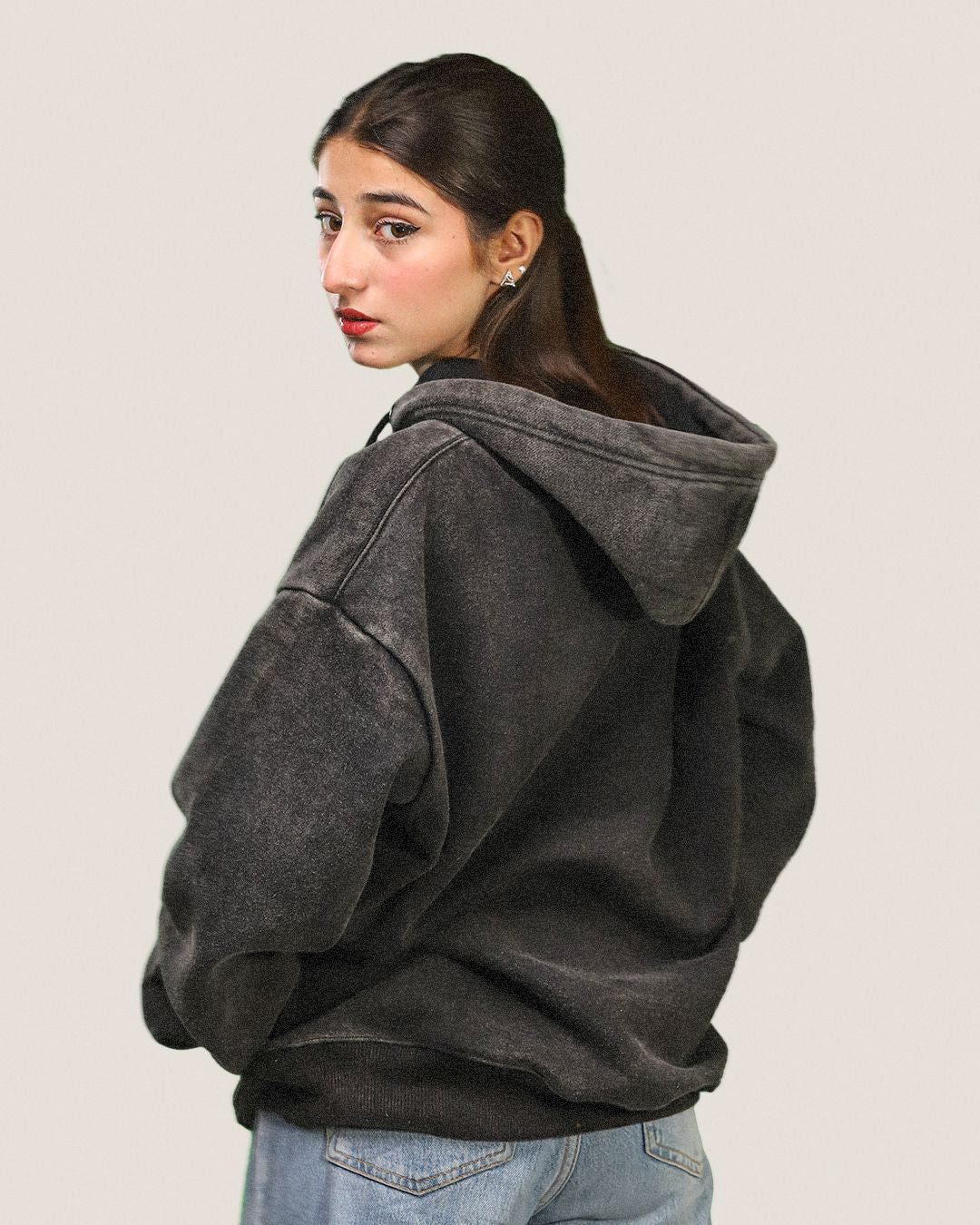 Acidwash Heavyweight Hoodie Fleece Nextuf.Store 