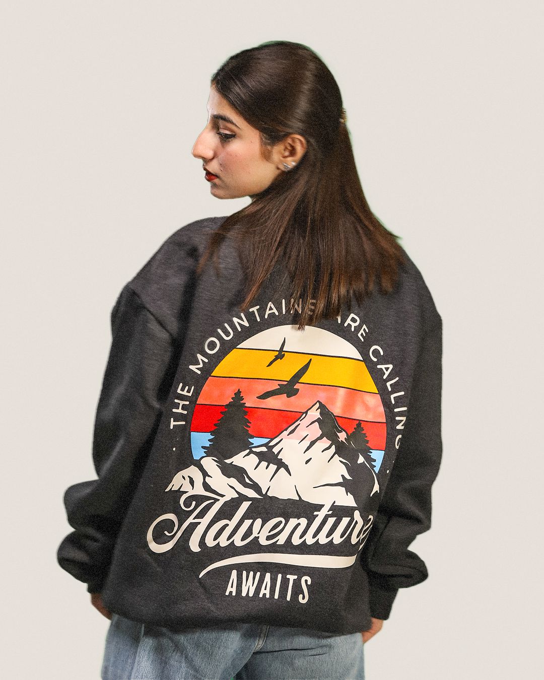 Adventure Oversize Sweatshirt Fleece Nextuf.Store 