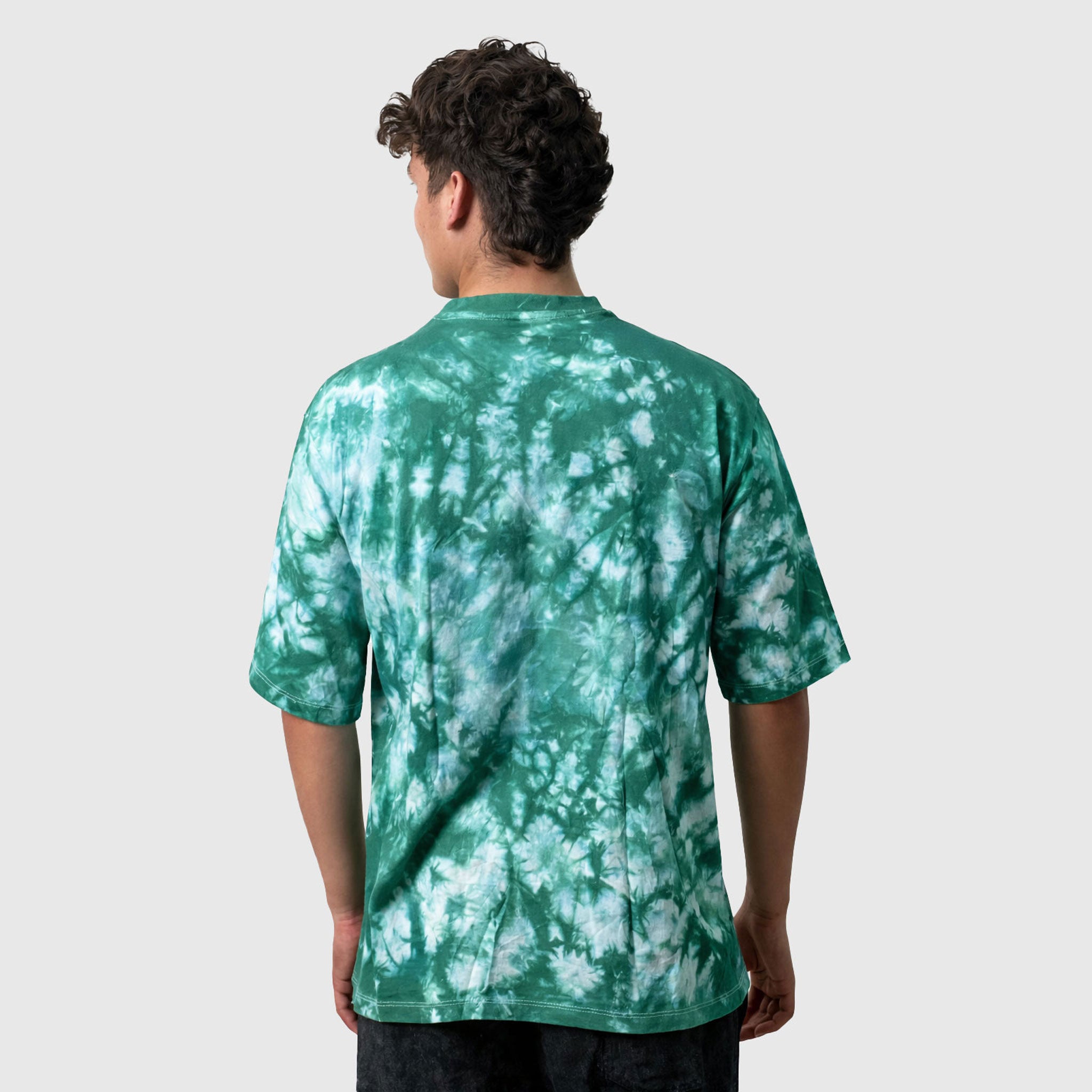 Cloud Fade Tie-Dye Drop Shoulder Tee