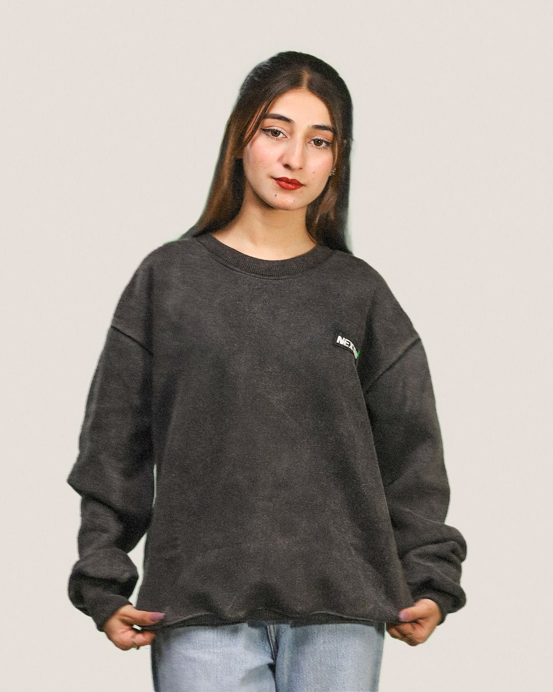 Heavyweight Acid-Wash Sweatshirt Fleece Nextuf.Store 