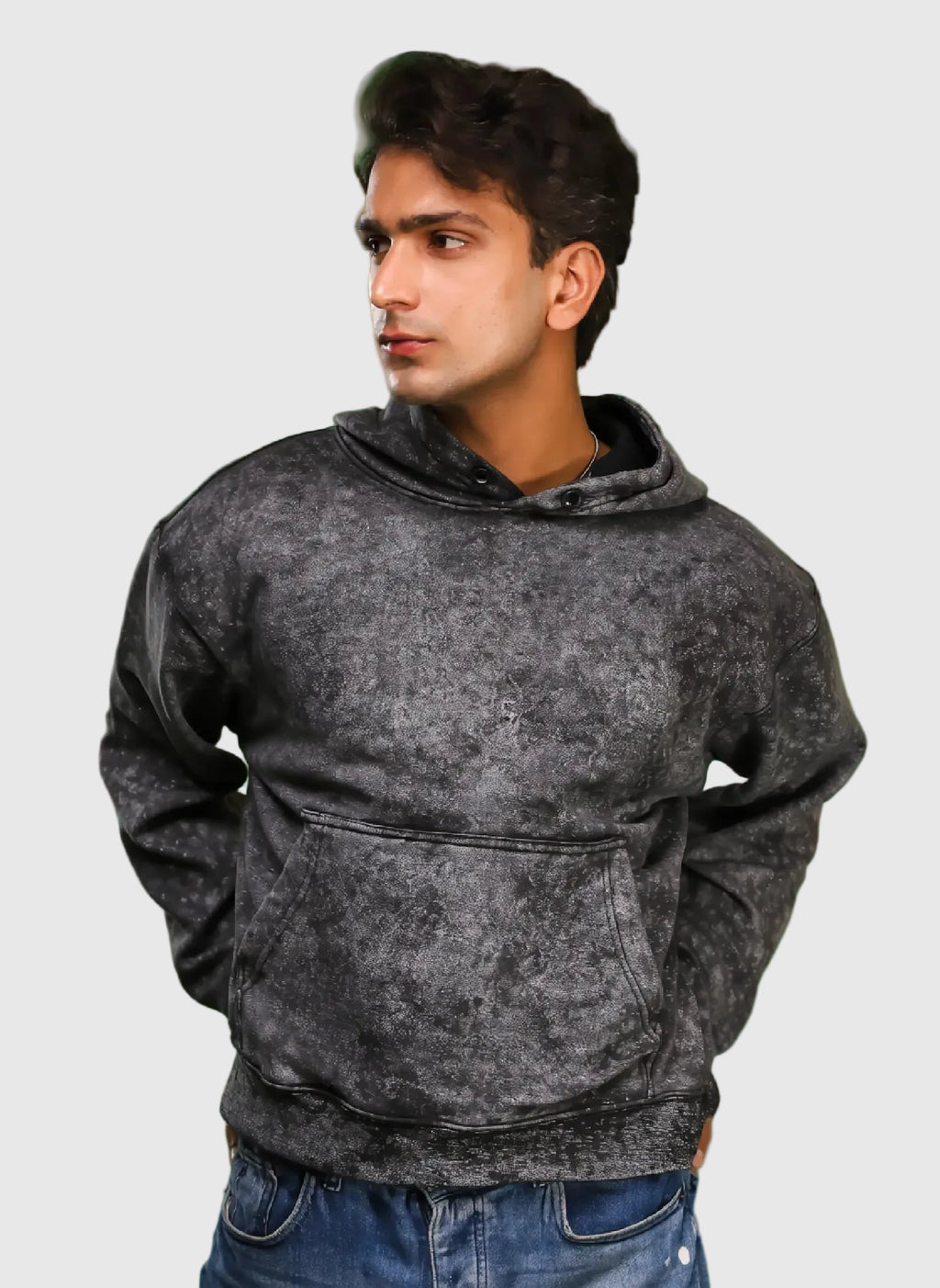 Heavyweight Stone-Washed Hoodie
