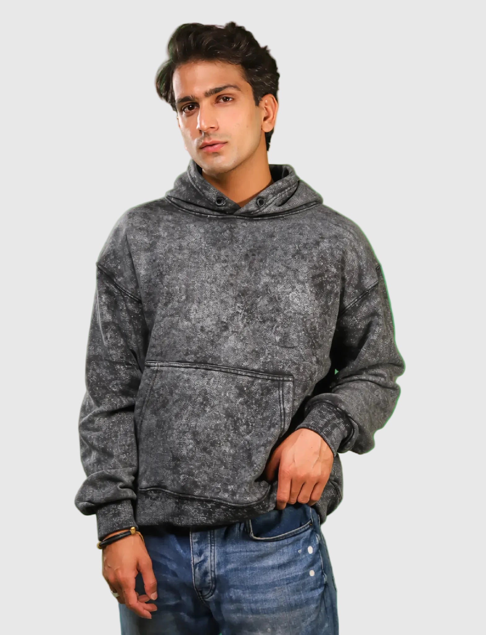 Heavyweight Stone-Washed Hoodie