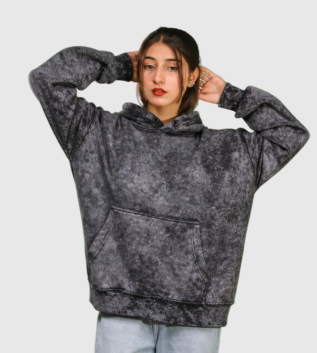 Heavyweight Stone-Washed Hoodie