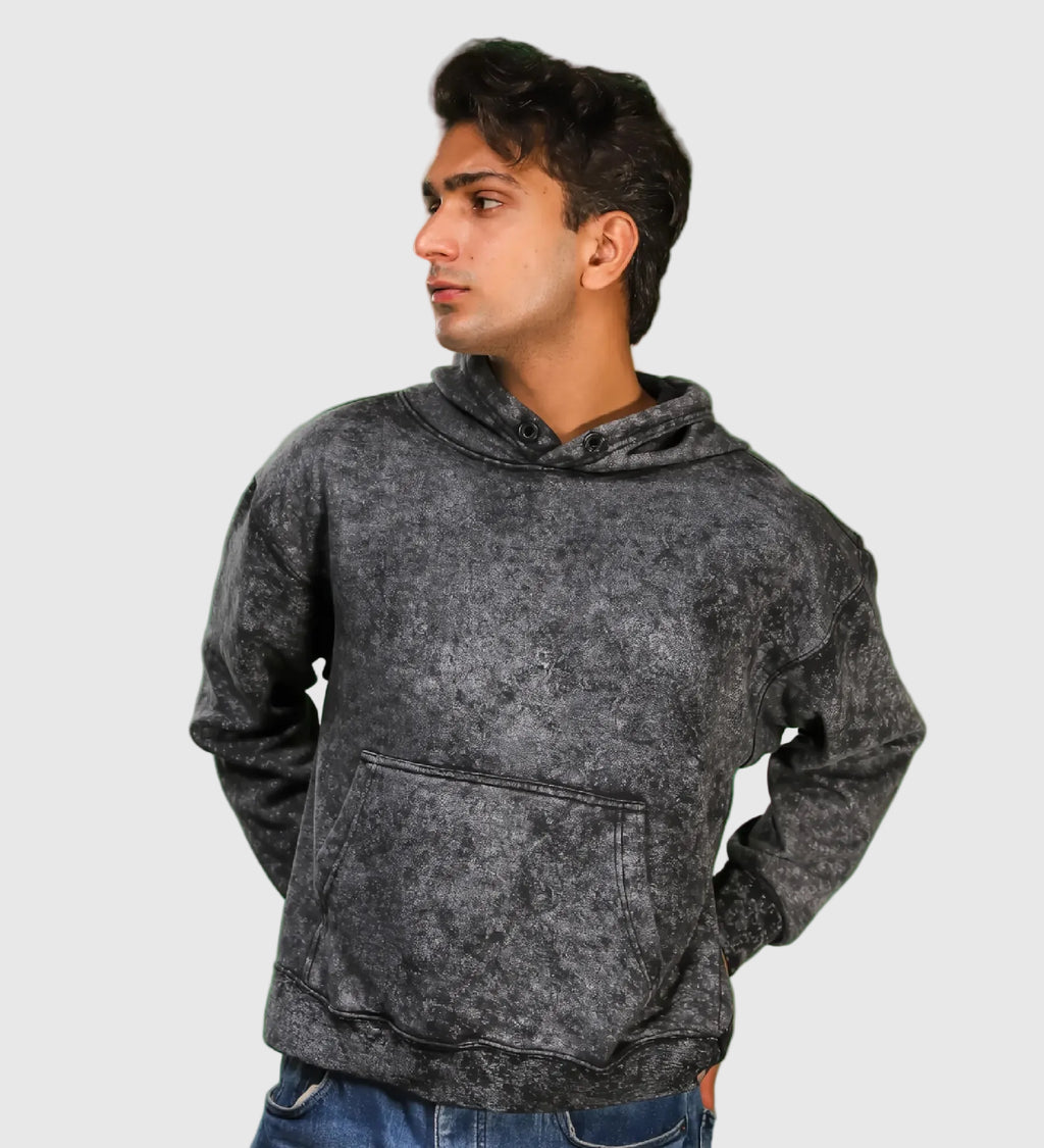 Heavyweight Stone-Washed Hoodie