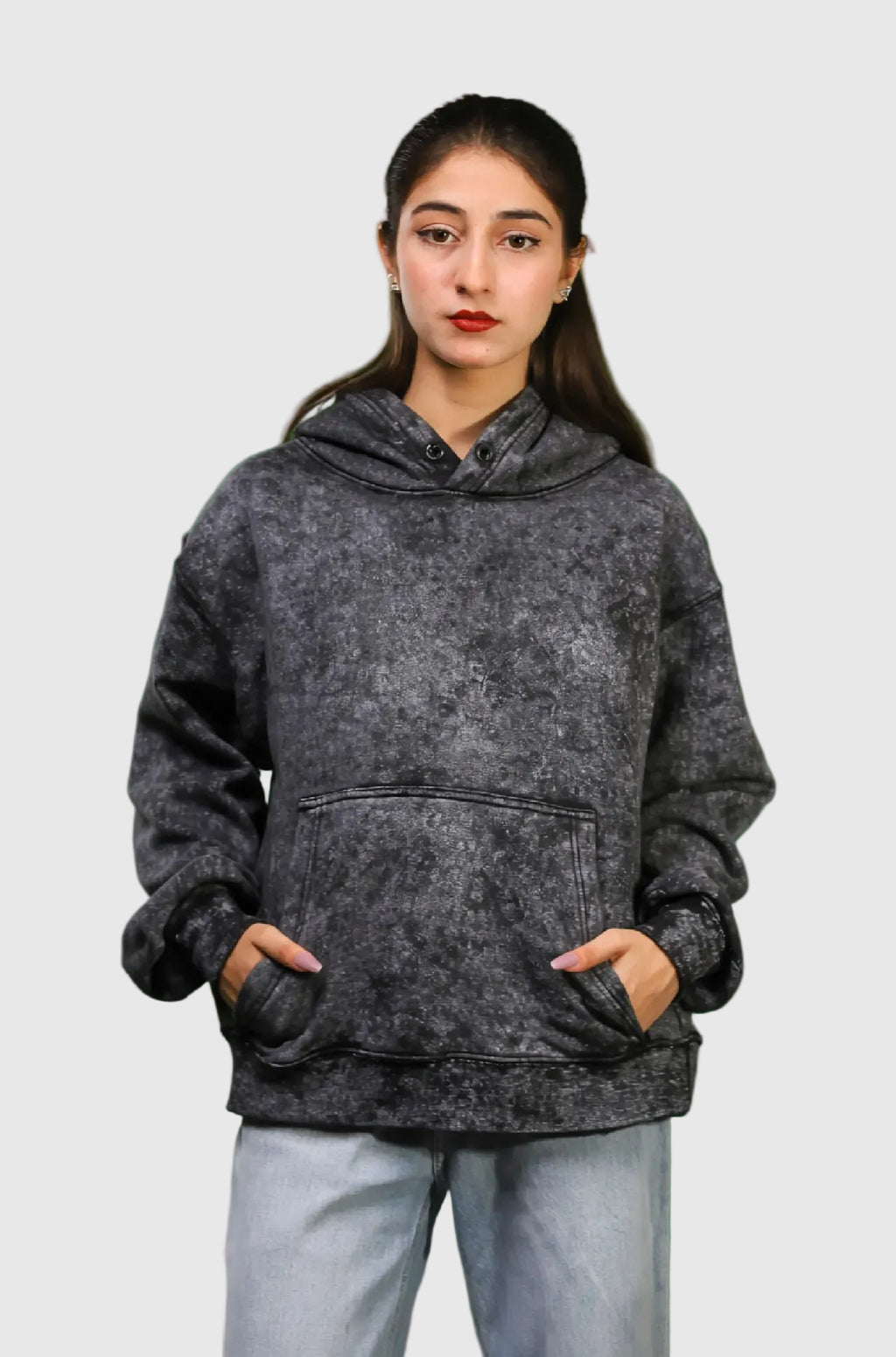 Heavyweight Stone-Washed Hoodie