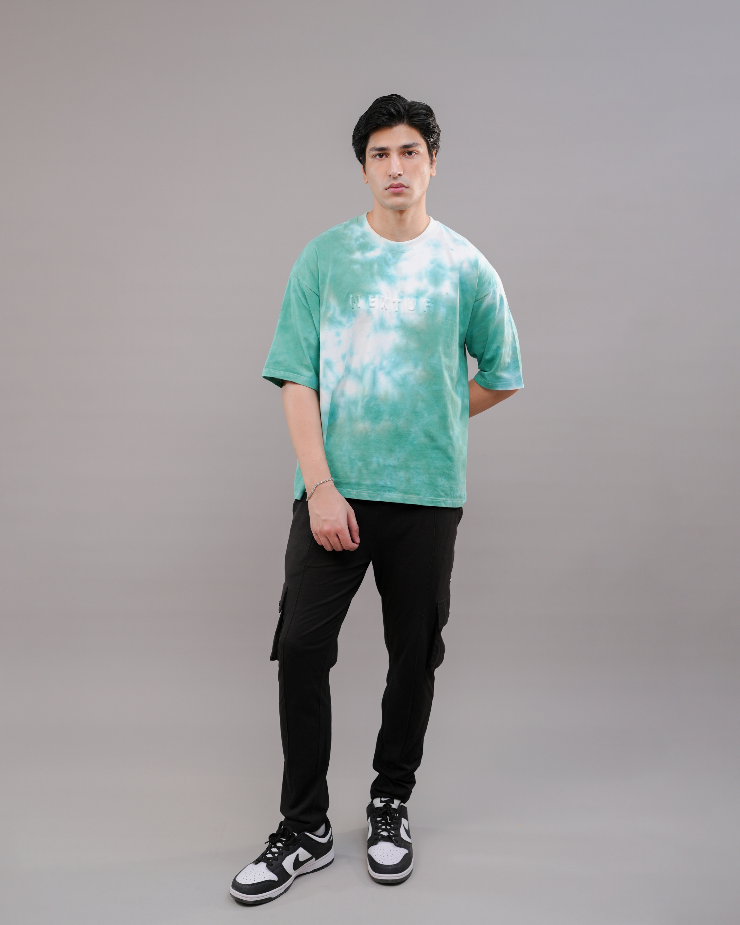 Cloud Fade - Tie-Dye Oversized Tee