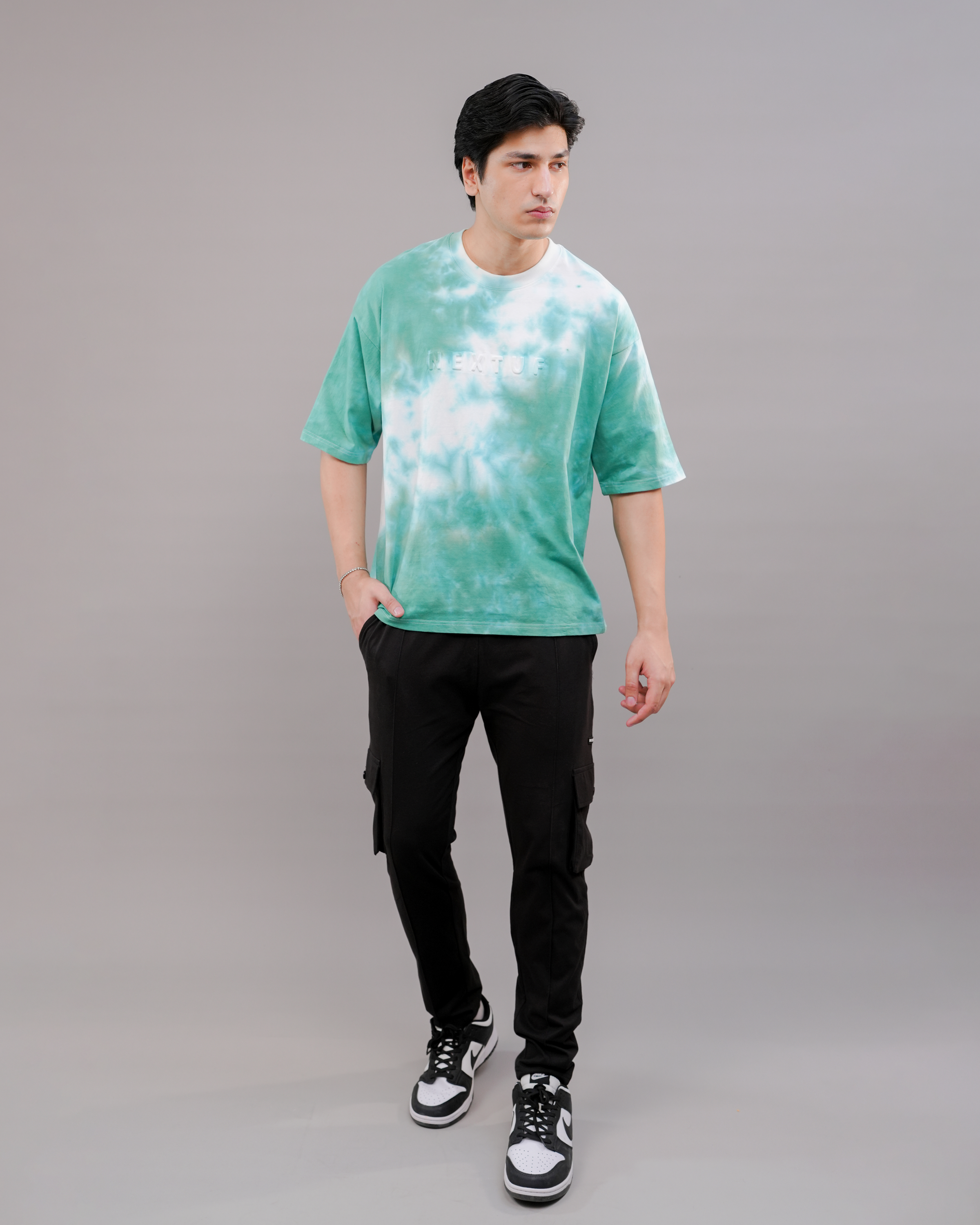Cloud Fade - Tie-Dye Oversized Tee
