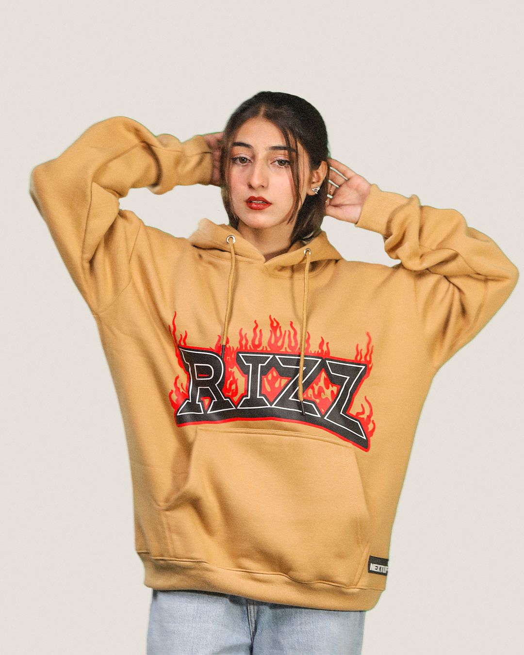 Rizzed-Up Oversized Hoodie Fleece Nextuf.Store 